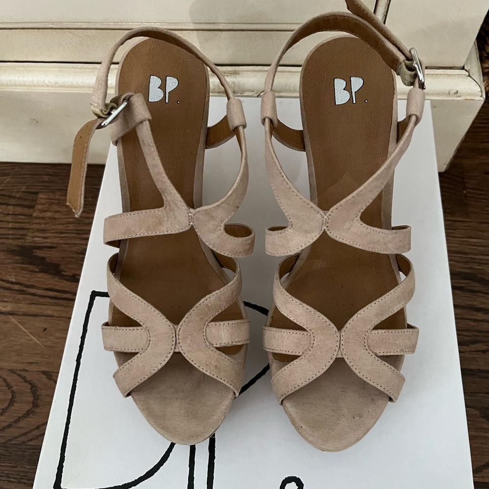 BP wedges, worn twice